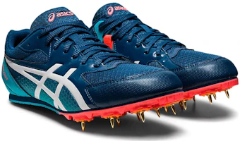 Lookbook ASICS Effort 13 Track and Field Spike Shoes 'Navy Aqua Blue Black' 1093A167-401