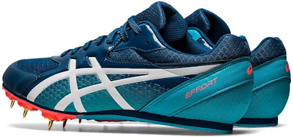 Shop ASICS Effort 13 Track and Field Spike Shoes 'Navy Aqua Blue Black' 1093A167-401