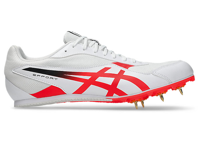 ASICS Effort 14 Training Shoes White/Flash Red 1093A264-100