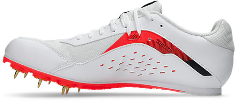 Shop ASICS Effort 14 Training Shoes White/Flash Red 1093A264-100
