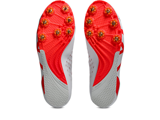 Sizing ASICS Effort 14 Zapatillas de Entrenamiento Blanco/Rojo Flash 1093A264-100
