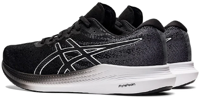 Asics Evoride 3 低筒 跑步鞋 男款 黑白 2E寬 Shop Asics Evoride 3 低筒 跑步鞋 男款 黑白 2E寬