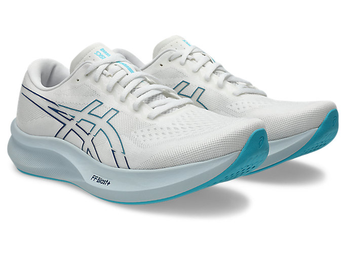 Order ASICS EvoRide Speed 3 Kasut Lari Putih/Biru Saba 1011B969-101