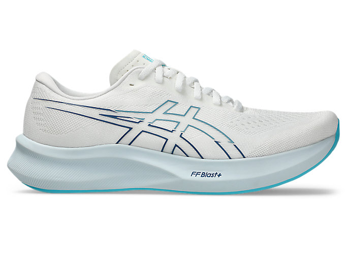 ASICS EvoRide Speed 3 Wide Running Shoes White/Saba Blue 1011B968-101