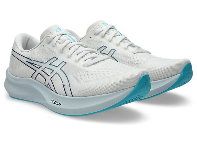 Order ASICS EvoRide Speed 3 Wide Running Shoes White/Saba Blue 1011B968-101
