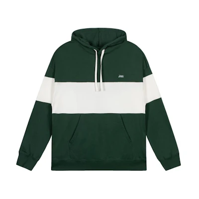 ASICS Fashionable Casual Long-Sleeve Sweatshirt Green/White 2201A161-300