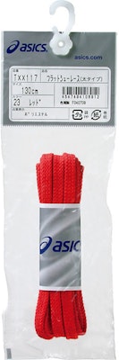 ASICS Flat Shoelaces (Thick Type) 'Red' TXX117-23 Buy ASICS Flat Shoelaces (Thick Type) 'Red' TXX117-23