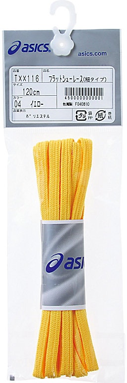 asics-flat-shoelaces-thin-type-yellow-txx-116-04