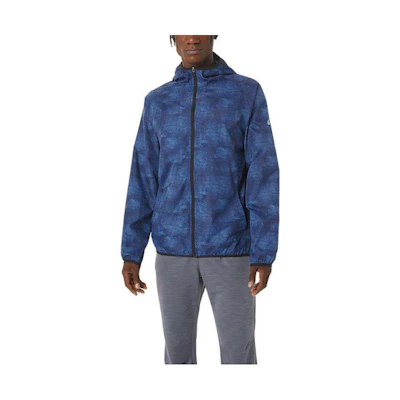 ASICS Foldable Hooded Jacket Blue 2011B970-475