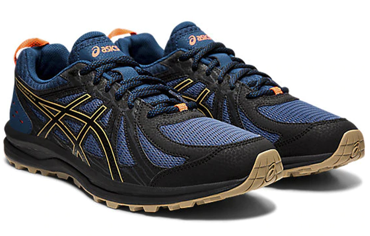 Lookbook ASICS Frequent Trail ''Mako Blau Schwarz'' 1011A034-403