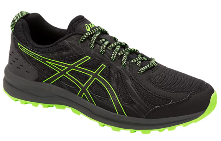 Lookbook ASICS Frequent Trail Schwarz/Grün 1011A585-001