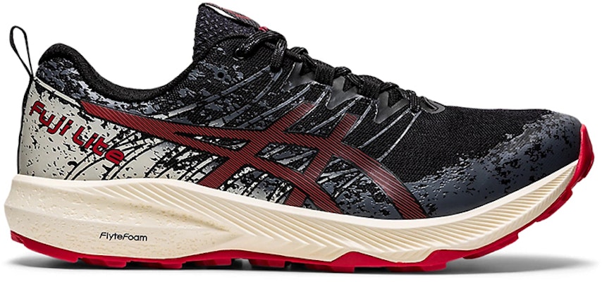 ASICS Fuji Lite 2 'Black Electric Red' 1011B209-001 Order ASICS Fuji Lite 2 'Black Electric Red' 1011B209-001