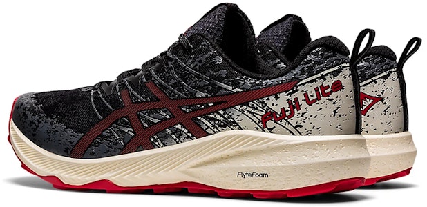 ASICS Fuji Lite 2 'Hitam Merah Elektrik' 1011B209-001 Shop ASICS Fuji Lite 2 'Hitam Merah Elektrik' 1011B209-001