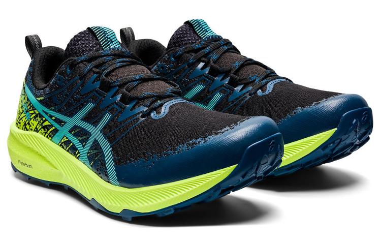 Lookbook ASICS Fuji Lite 2 ''Donkerblauw-Fluorescerend Groen'' 1011B209-002