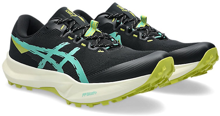 亚瑟士Fuji Lite 6越野跑鞋 黑色/极光绿 1011C086-001 Order 亚瑟士Fuji Lite 6越野跑鞋 黑色/极光绿 1011C086-001