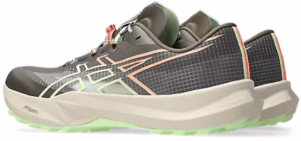 Shop ASICS Fuji Lite 7 Trail Running Shoes Kuriiro Brown/Illuminate Yellow 1013A232-200