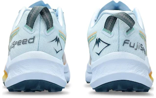 Details for ASICS Fuji Speed 2 'Light Blue Bright Orange' 1011B699-401