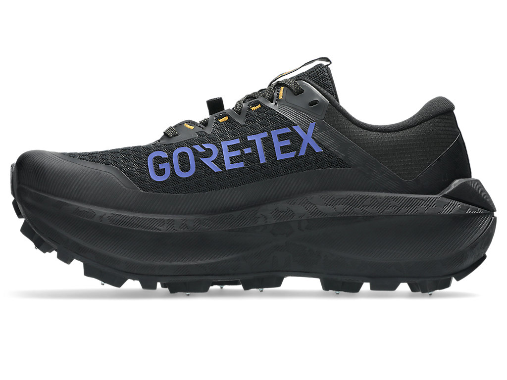 Shop 아식스 후지세츠 맥스 GTX 트레일 러닝화 블랙/다크 코발트 1011C115-001