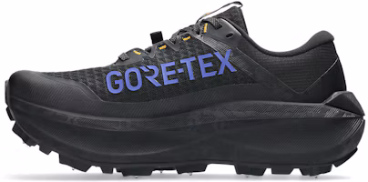 Shop ASICS Fujisetsu Max GTX Trail Running Shoes Black/Dark Cobalt 1011C115-001
