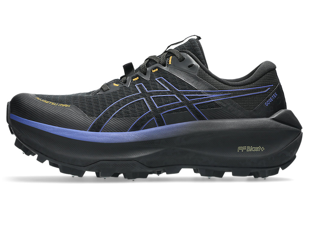 Cheap 아식스 후지세츠 맥스 GTX 트레일 러닝화 블랙/다크 코발트 1011C115-001