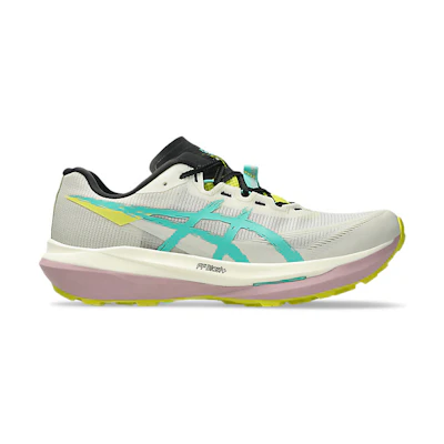 ASICS FUJISPEED 4 Running Shoes Light Dust/Aurora Green