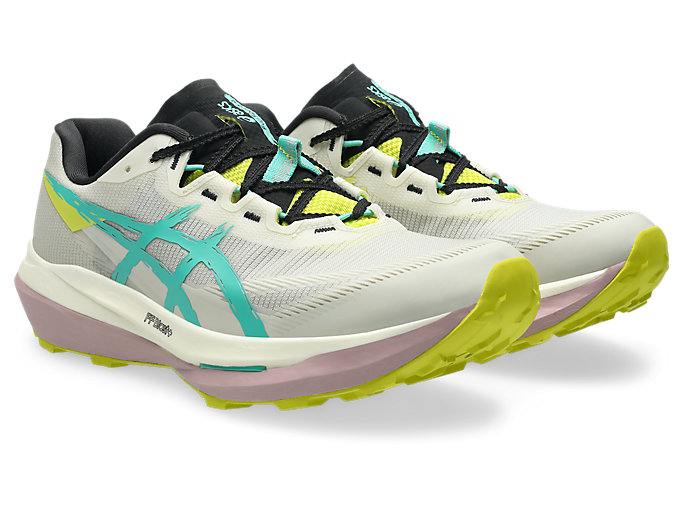 Order ASICS FUJISPEED 4 Sepatu Lari Light Dust/Aurora Green 1013A179-020