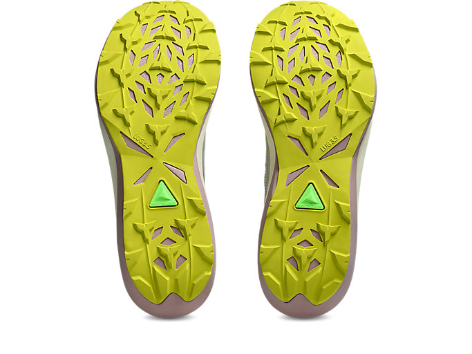 Sizing ASICS FUJISPEED 4 Sepatu Lari Light Dust/Aurora Green 1013A179-020