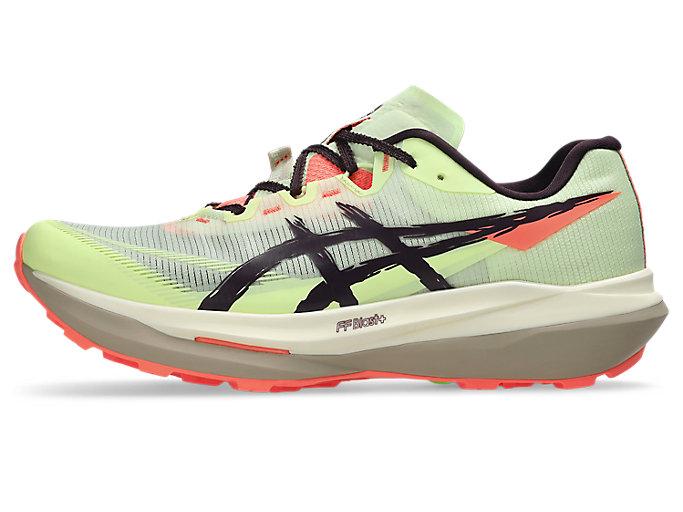 ASICS Fujispeed 4 Trail Running Shoes Illuminate Yellow/Dark Aubergine 1013A179-750