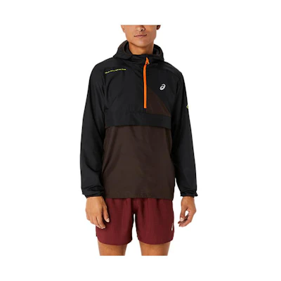 ASICS FUJITRAIL Half-Zip Hoodie Jacket Black 2011C382-600