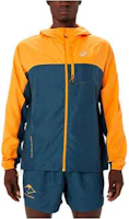 ASICS Fujitrail Packable Jacket Hooded Zip Jacket - Partner Yellow Colorblock 2011C991-800 ASICS Fujitrail Packable Jacket Hooded Zip Jacket - Partner Yellow Colorblock 2011C991-800