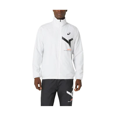 ASICS Full-Zip Long-Sleeve High Collar Jacket White () 2031E272-100