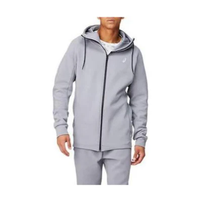 ASICS Full-Zip Solid Color Hoodie Jacket - Grey 2031C593-022
