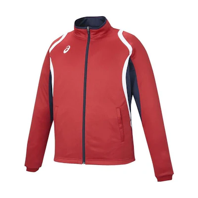 ASICS Full Zip Casual Long Sleeve Jacket Red 2031D912-600