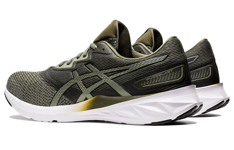 Shop ASICS Fuzeblast Olive Canvas Noir 1011B450-301