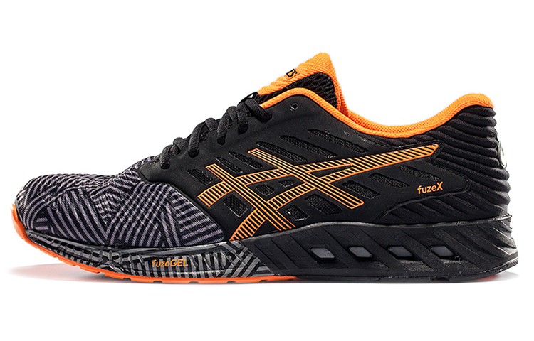 Buy ASICS Fuzex 'Negro Naranja' T6K3N-9630