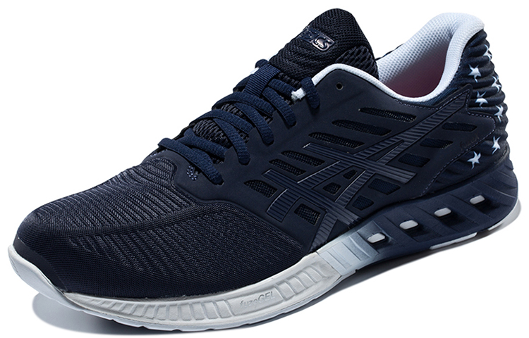 Order Asics Fuzex 舒適透氣 低筒運動跑步鞋 深藍色