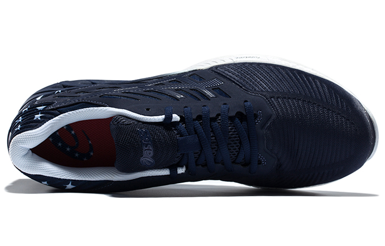 Lookbook Asics Fuzex 舒適透氣 低筒運動跑步鞋 深藍色