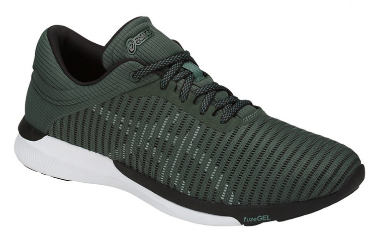Lookbook ASICS Fuzex Rush Adapt ''Vert Noir'' T835N-8210
