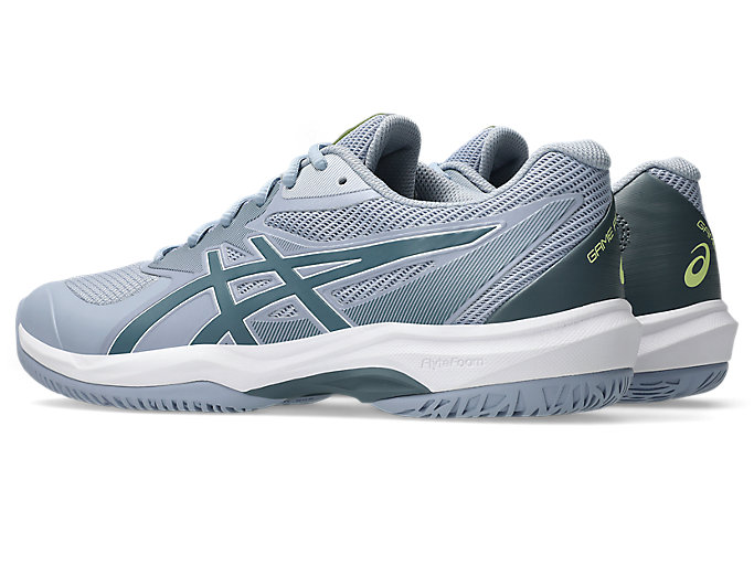 Lookbook ASICS GAME FF (All Court) Tennis Shoes Grey Blue/Ironclad 1041A489-400