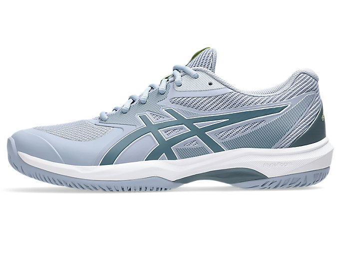 Cheap ASICS GAME FF (All Court) Tennis Shoes Grey Blue/Ironclad 1041A489-400