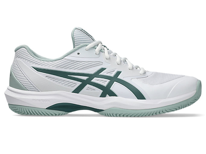 ASICS GAME FF Clay/OC (Omni-Clay) Tennis Shoes White/Dark Neptune 1041A490-104