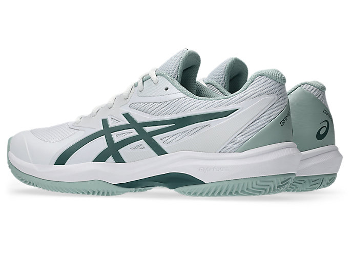 Lookbook 亚瑟士GAME FF网球鞋 白色/深海蓝 沙地/综合场地专用 1041A490-104