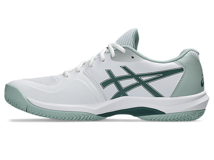 Shop 亚瑟士GAME FF网球鞋 白色/深海蓝 沙地/综合场地专用 1041A490-104