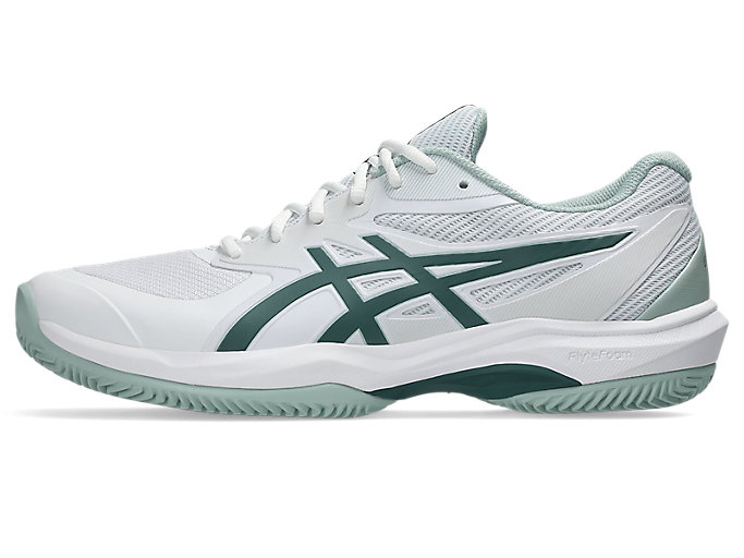 Cheap 亚瑟士GAME FF网球鞋 白色/深海蓝 沙地/综合场地专用 1041A490-104