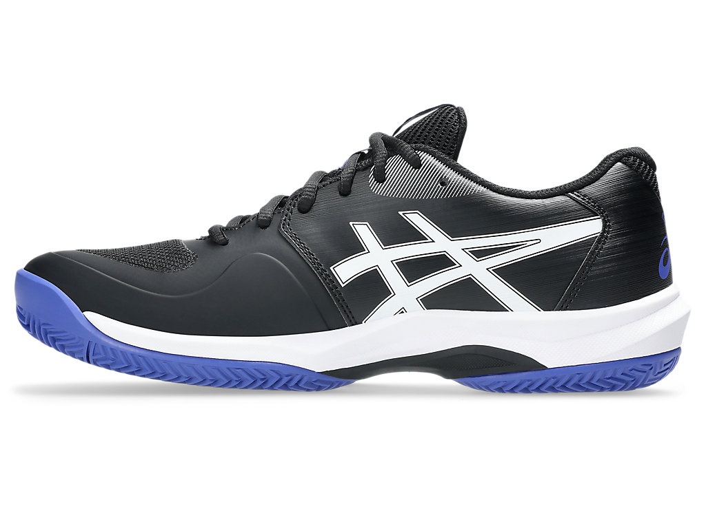 Shop ASICS GAME FF 粘土/OC 網球鞋 黑/白 1041A490-001