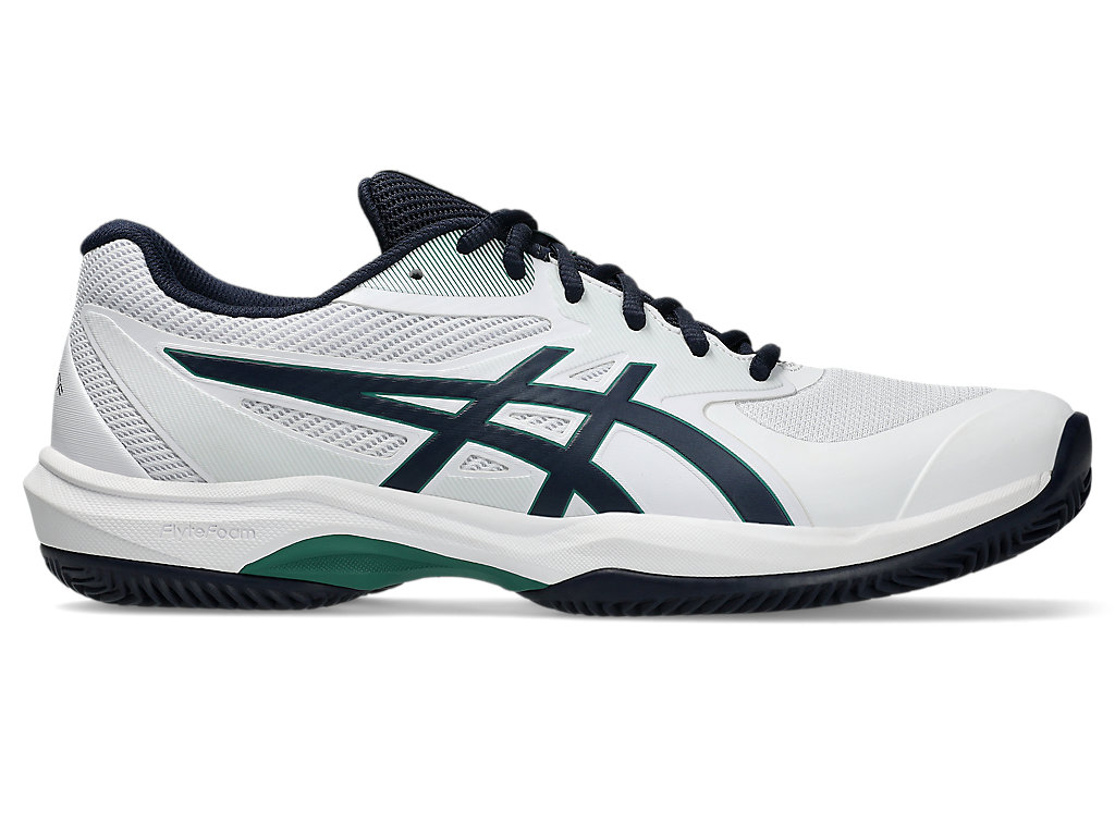 ASICS GAME FF Clay/Omni (Clay Court Tennis Shoes) White/Midnight 1041A490-102
