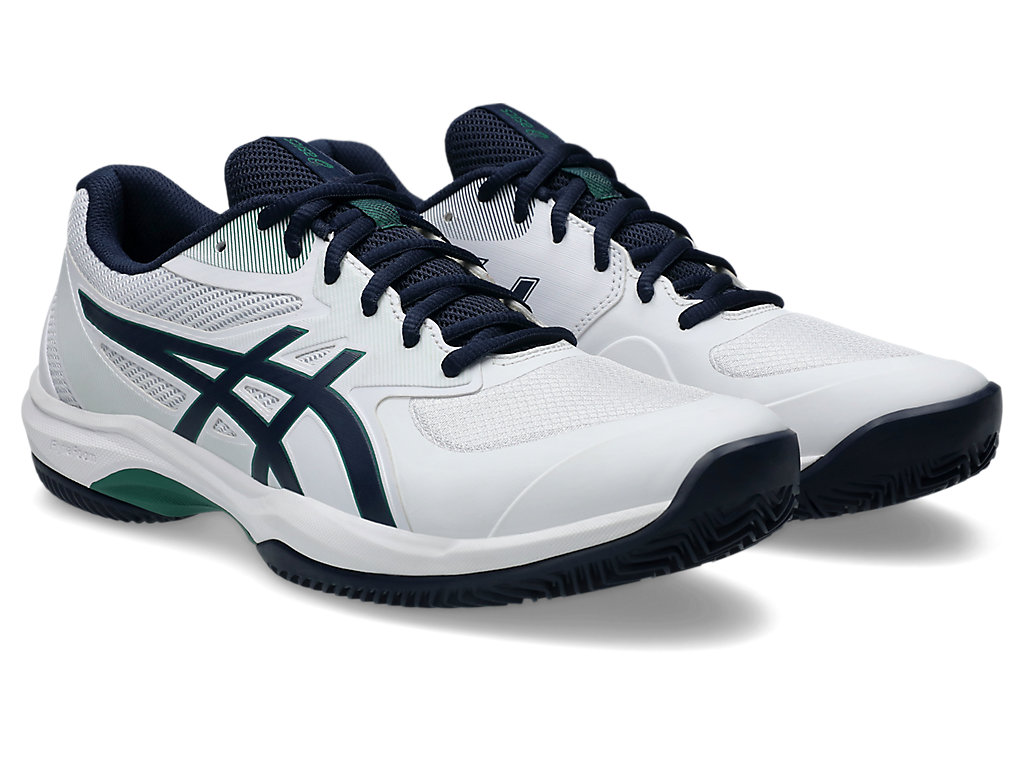 Order 亚瑟士GAME FF粘土网球鞋 白色/午夜蓝 1041A490-102