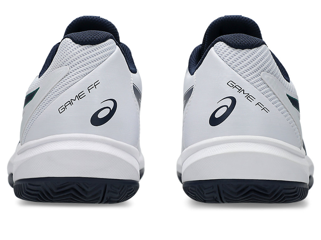 Purchase 亚瑟士GAME FF粘土网球鞋 白色/午夜蓝 1041A490-102
