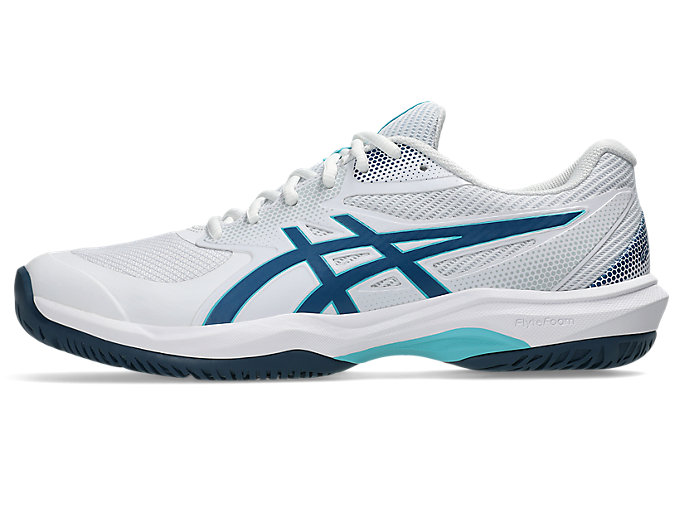 ASICS GAME FF Pickleball Shoes White/Mako Blue 1041A488-102