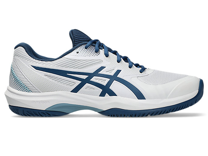 ASICS GAME FF Pickleball Shoes White/Twilight Blue 1041A488-101